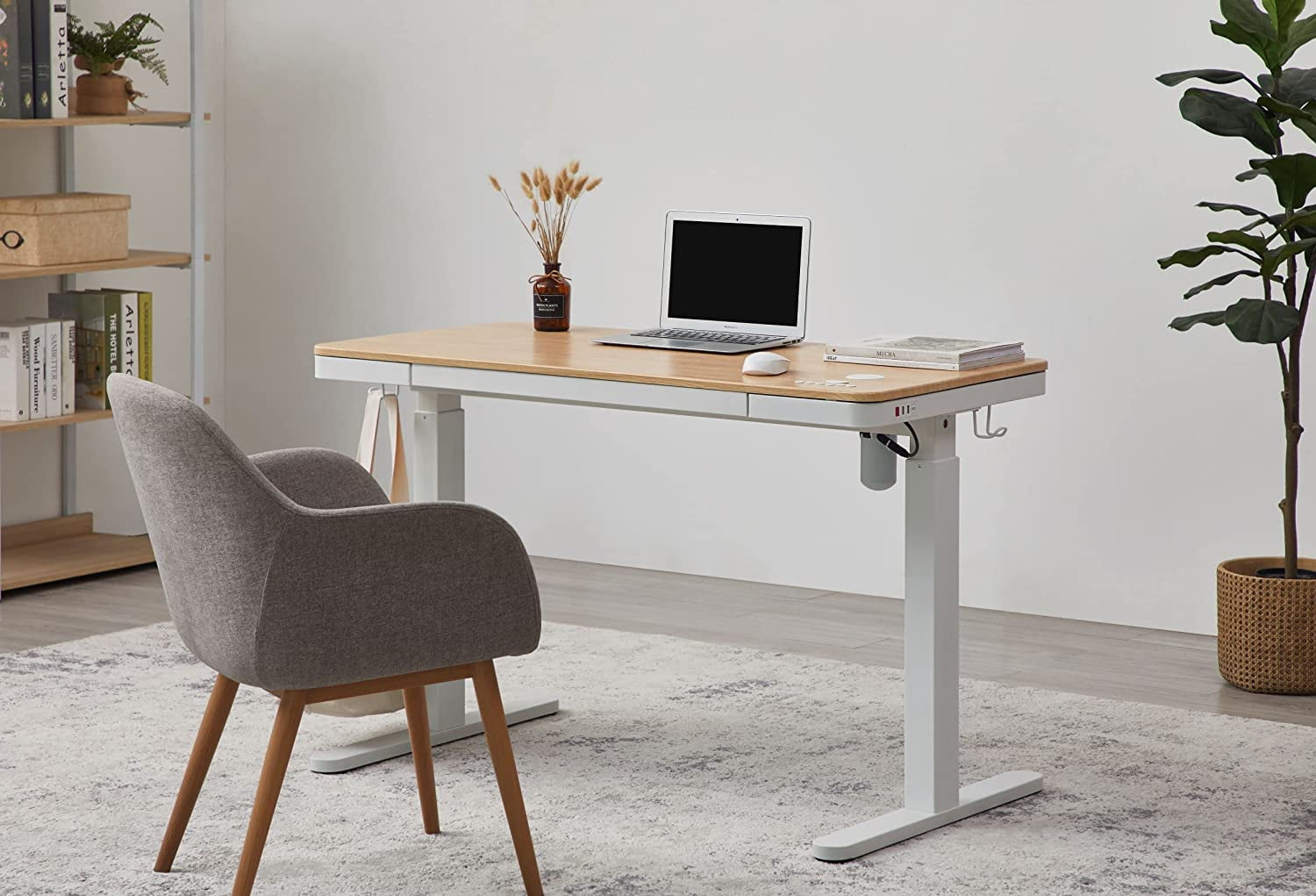 KOWO 48" K303 Electric Height Adjustable Standing Desk with Drawer