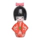 thumbnail image 2 of Figura de muñeca japonesa de dibujos animados en miniatura, pequeña escultura, figura de escritorio, geisha Rojo B, 2 of 9