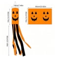 thumbnail image 3 of Halloween Pumpkin Windsock- Polyester Outdoor Hanging Decoration for Porch, Fence, Garden & Patio, 3 of 6