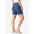 thumbnail image 3 of Roaman's Women's Plus Size Classic Stretch Cuffed Short, 3 of 4