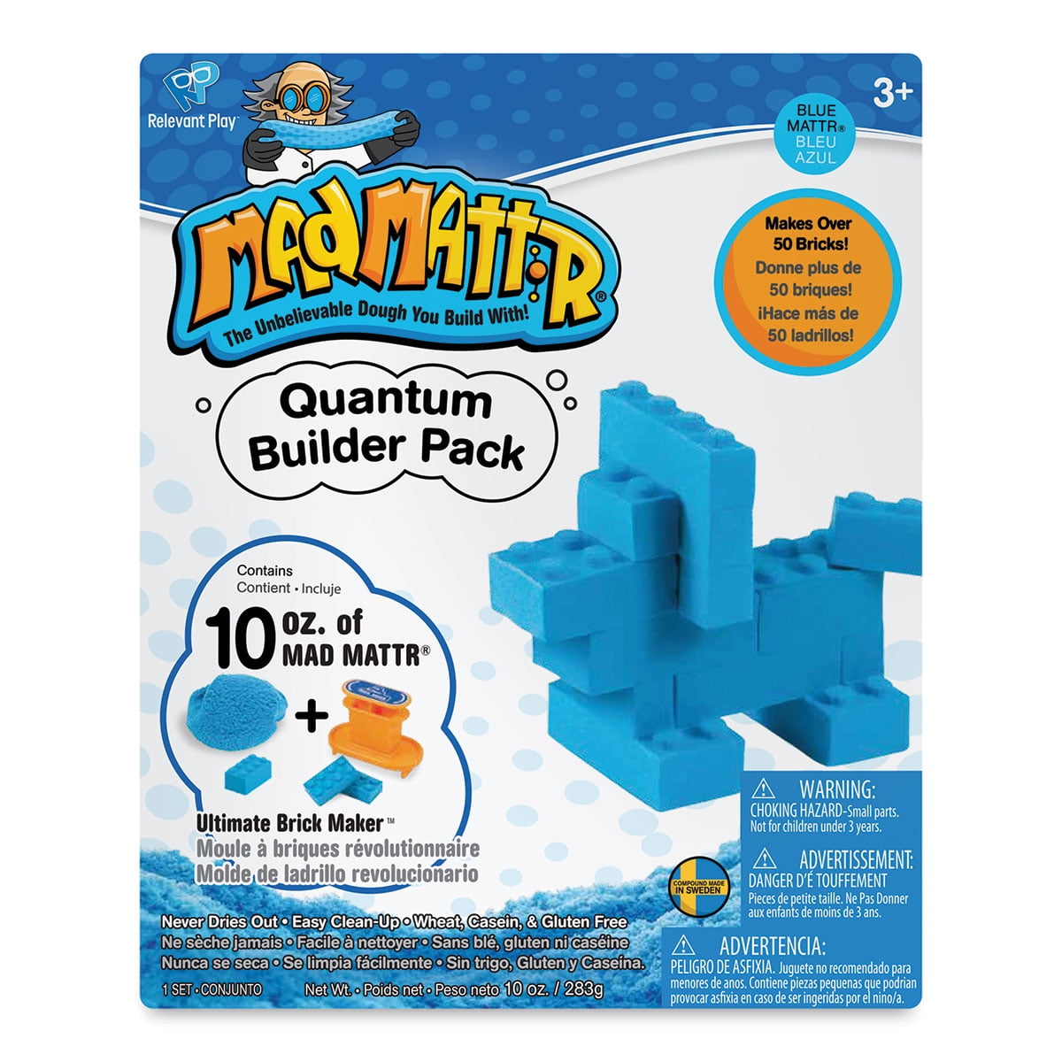 Clay Dough Mad Mattr Quantum Builders Pack 10oz Green With Ultimate Brick Maker Toys Games Clay Dough Mad Mattr Quantum Builders Pack 10oz Green With Ultimate Brick Maker Toys Games