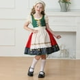 thumbnail image 4 of XXWXYD Bavarian German Dirndl Dress for Girls 𝖮ktoberfest Children Dress 𝖢arnival Halloween Dresss Traditional Festival Wear, 4 of 9