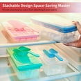 thumbnail image 4 of Ice Cube Trays with Lid and Bin - Silicone Ice Cube Tray for Freezer Bpa Free - Ice Molds Bucket - Ice Box Holder Comes with Ice Container, 4 of 5