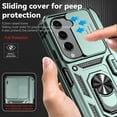 thumbnail image 4 of Dteck for Samsung Galaxy Z Fold 5 Phone Case, Ring Magnetic Kickstand & Slide Camera Cover, Shockproof Armor work with Car Mount Holder Case for Samsung Galaxy Z Fold 5 5G,Darkgreen, 4 of 8