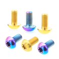 thumbnail image 2 of 6PCS TC4 Ti Alloy Disc Screws CNC T25 Disc Brake Torx Bolts 5x10mm, 2 of 8