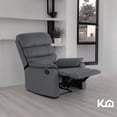 thumbnail image 2 of Sillón Reclinable De Tela Reposet Manual Individual gris, 2 of 9