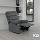 thumbnail image 2 of Sillón Reclinable De Tela Reposet Manual Individual gris, 2 of 9
