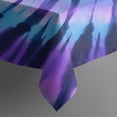 thumbnail image 3 of Blue Purple Tie Dye Mandala Pattern Rectangle Tablecloth 60"x84",Waterproof Polyester Rectangle Table Cloth, Wipeable Spillproof Polyester Tablecloth for Dining, Camping, Indoor and Outdoor, 3 of 5