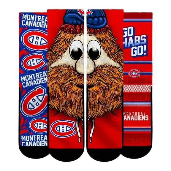 Unisex Rock Em Socks  Montreal Canadiens Fan Favorites Three-Pack Crew Socks Set