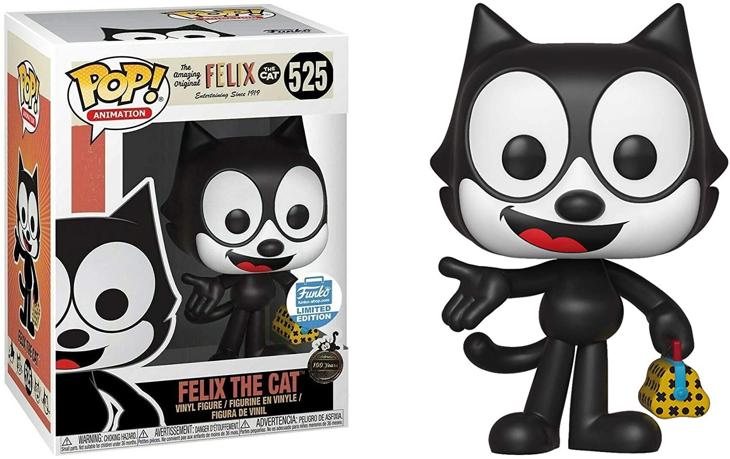 Funko Pop Felix The Cat Limited Exclusive With Bag Animation 100 - Walmart.com