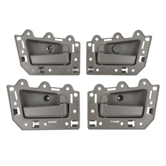 Yajisi 4Pcs Interior Door Handle Set, Smooth Operation ABS Inside Door Handles for Jeep Grand Cherokee 2005-2011, 13.0x9.1x4.3in
