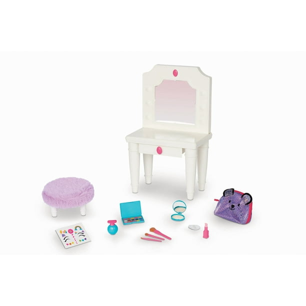 My Life As Vanity Table Play Set for 18" Dolls, 12 Pieces