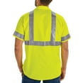 thumbnail image 2 of Red Kap Men's Hi-Visibility Short Sleeve Ripstop Work Shirt - Type R, Class 2, 2 of 5