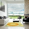 thumbnail image 7 of Ahgly Company Machine Washable Indoor Rectangle Transitional Yellow Area Rugs, 2' x 5', 7 of 7