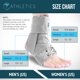 thumbnail image 4 of Tobillera Z ATHLETICS Zenith con cordones y soporte ajustable, 4 of 6
