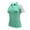 Aruba Blue/White, variant on Women's Victory Contrast Zip Golf Polo Shirt #2370