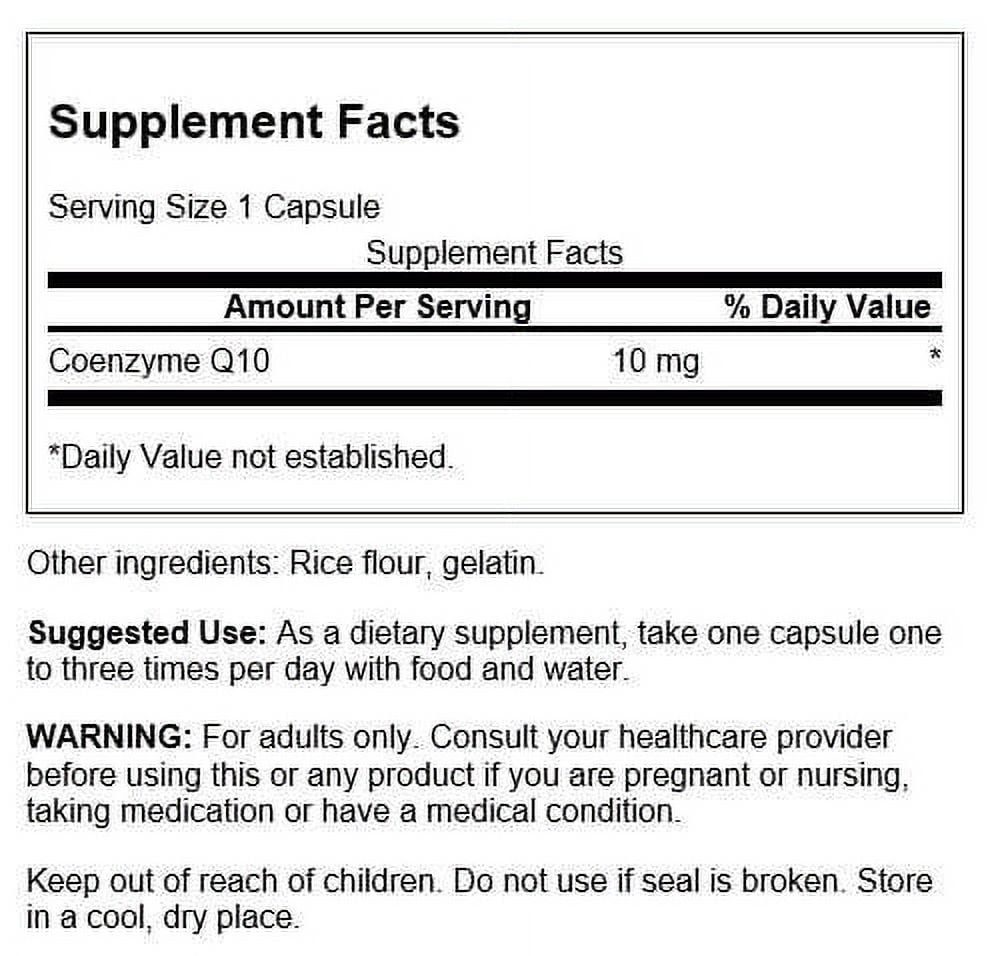 Swanson Coq10 - Mini Cap 10 mg 100 Caps (3 Pack)