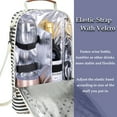 thumbnail image 2 of Tirrinia Insulated 2 Bottle Wine Carrier Tote Cooler Bag for Travel Picnic Padded Champagne Glass, Unique Mothers Day Gifts, 2 of 6