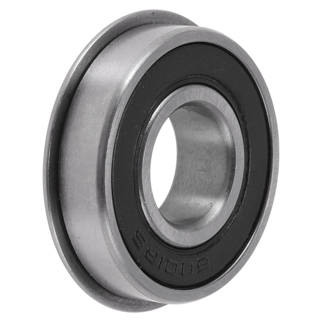 Unique Bargains 6001NR2RS Roulements à Billes Rainures Profondes 12x28x8mm P4 Double Joint en Caoutchouc Roulements Lubrifiés 1 Pce Roue de Scooter Planche à Roulettes Universelle Ton Argent Noir