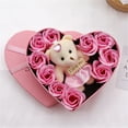 thumbnail image 3 of Qocolhg Teddy Bear Valentines Day Stuffed Animals, Rose Bear with Heart Box Luxurious Rose Present Set of 10 Roses with Cute Teddy Bear Romantic Gifts for Birthday Valentine's Day Mother's Day, 3 of 4