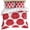 Red, variant on 3 Piece Red Dahlia Duvet Cover Set Queen Size,Microfiber Comforter/Quilt Cover with Corner Ties and 2 Pillowcases,Vintage Country Grey Abstract Flowers Floral All Season Bedding with Zipper Closure