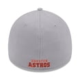 thumbnail image 4 of Men's New Era Gray Houston Astros Active Pivot 39THIRTY Flex Hat, 4 of 6