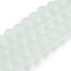 thumbnail image 1 of 20Strand Transparent Glass Bead Strands Frosted Round Pale Green 6mm Hole: 1.3~1.6mm about 140pcs/strand 31.4 inch, 1 of 4