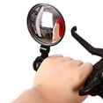 thumbnail image 2 of Trayknick MTB Bike Bicycle Handlebar Mount Round Rearview Mirror Safety Cycling Equipment, 2 of 7