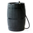 thumbnail image 2 of FCMP Outdoor RC45 45 Gal Outdoor Rain Water Catcher Barrel Container, Black, 2 of 10