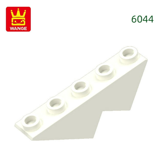 85Pcs/lot 6044 Bevel 5 Holes Building Blocks MOC Accessories Compatible With Bricks Children Toys Gift Box 68.White about85pcs