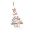 thumbnail image 1 of Yuarrent Oficina Hotel Navidad decoración interior sala de estar dormitorio árbol signo escaparate ornamento reutilizable Festival Decoración Kits de decoración para fiestas Madera Yuarrent HA069283-04, 1 of 6