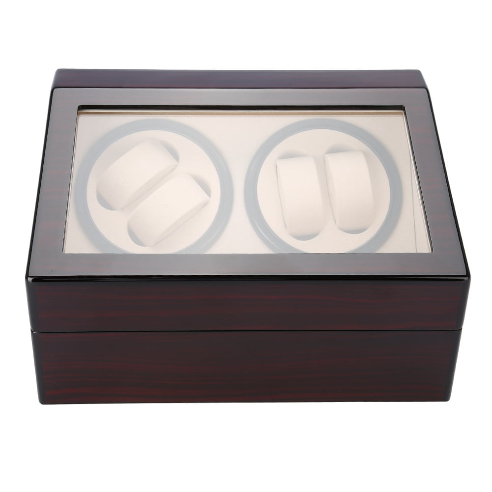 Watch Winder, Winder Watch Winder Case For 4 Automatic Watches For Most