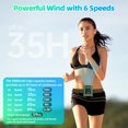 thumbnail image 3 of Ventilador de cintura AMKEN, totalmente nuevo, 2025 con batería de 10000 mAh, 35 horas de autonomía, 3 of 7