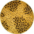 thumbnail image 4 of SAFAVIEH Soho Roxanne Dotted Wool Runner Rug, Gold/Black, 2'6" x 12', 4 of 8
