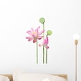 thumbnail image 1 of Lotus Flower and Seedpod Wall Decal by Wallmonkeys Peel and Stick Graphic (18 in H x 14 in W) WM299833, 1 of 4