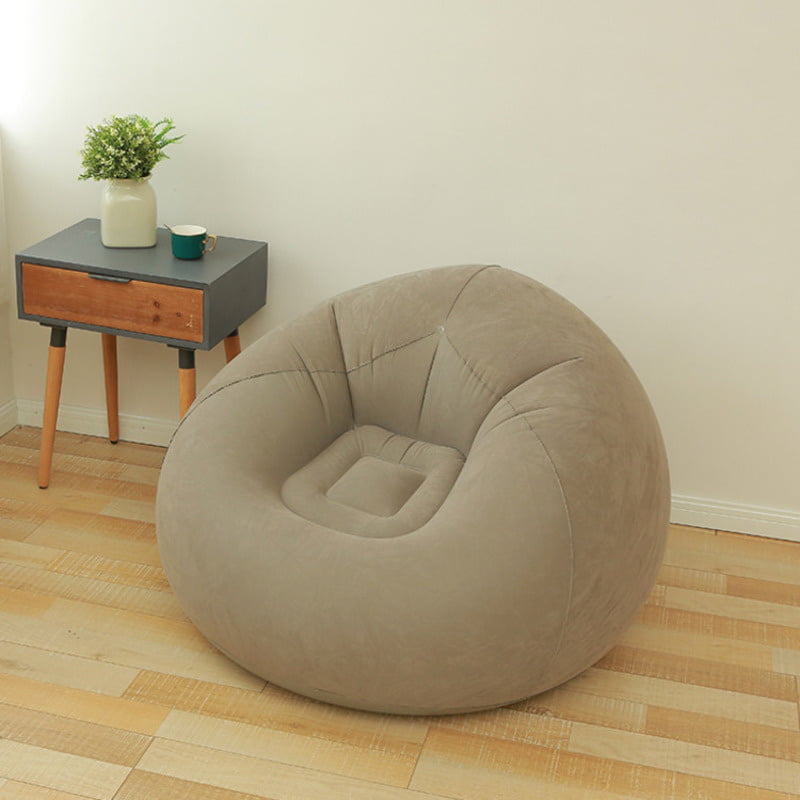 Dorm Chair Beanless Bean Bag Lounge Inflatable Seat Gaming Room Big Lounger Sofa 