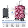 thumbnail image 4 of Gukieu Rose Flowers Print Suitcase Protective Cover, Elastic Zipper Buckle Suitcase Protective Cover, Suitable for Travel, Business Trip-Large, 4 of 7