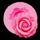thumbnail image 4 of 2 Pieces, 3.5 x 3.5 x 1.8cm,Silicone Soap Flower Molds 3D Rose Flower Fondant Mold Rose Flower Shaped Silicone Mold Rose Mold for Muffin, Cake, Soap, 4 of 5