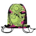 thumbnail image 6 of Invader Zim Drawstring Bags Lightweight Shoulder Backpack High Capacity Sport Bag Gym Sack Beach Daypack for Men Women, 6 of 8