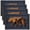 Multi 10, variant on Bear Placemats Set of 4,Wild Animal Table Place Mats,Rustic Cabin Country Nature Wildlife Bear Brown Black Placemat for Kitchen Dining Table Decoration Indoor Outdoor 18"x12"
