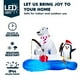 thumbnail image 3 of Pesca inflable de osos polares con pingüinos de 6 pies con LED navideños, 3 of 9