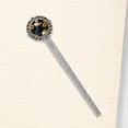 thumbnail image 4 of Crocodile star Vintage Silver Lace-Edged Bookmark - Book Lover's Gift - Bookmarks & Book Accessories, 4 of 5