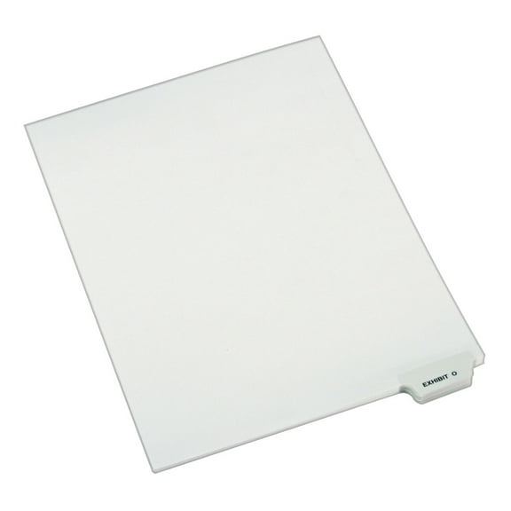 Avery Individual Legal Dividers Avery Style, Letter Size, Bottom Tab EXHIBIT O (12388)