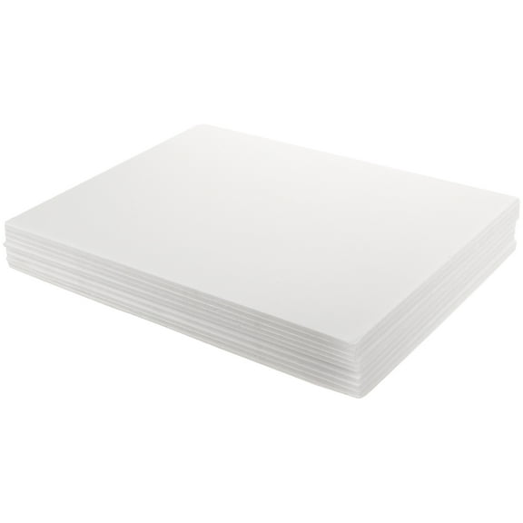 HOMEMAXS 10 Sheets Large Foam Boards for Projects Blank Foam Advertisement Board