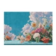 thumbnail image 2 of RMDQTR 2PCs Bathroom Rugs Set Plush Toilet Base Mat 16" × 24" Bath Mat and 20" × 24" U Shape Soft Rugs Non Slip Absorbent, 2 of 9