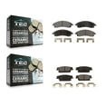 thumbnail image 1 of TEC Front Rear Ceramic Brake Pads Kit for Car Cadillac CTS SRX STS KTC-100019, 1 of 10