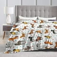 thumbnail image 5 of Horse Blanket Soft Cozy Fuzzy Horse Throw Blanket Lightweight Warm Fleece Plush Horse Blanket Horse Gifts for Kids Women Girls Bed Decor Horse Seamless, 5 of 7
