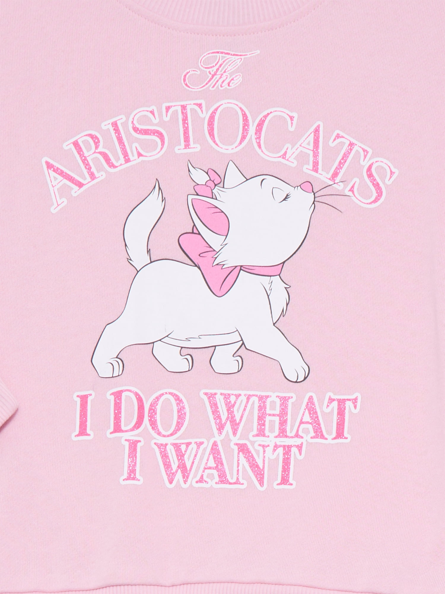 Aristocats Marie Kids Graphic Fleece Sweatshirt and Jogger Set, 2 Piece, Sizes 4-18