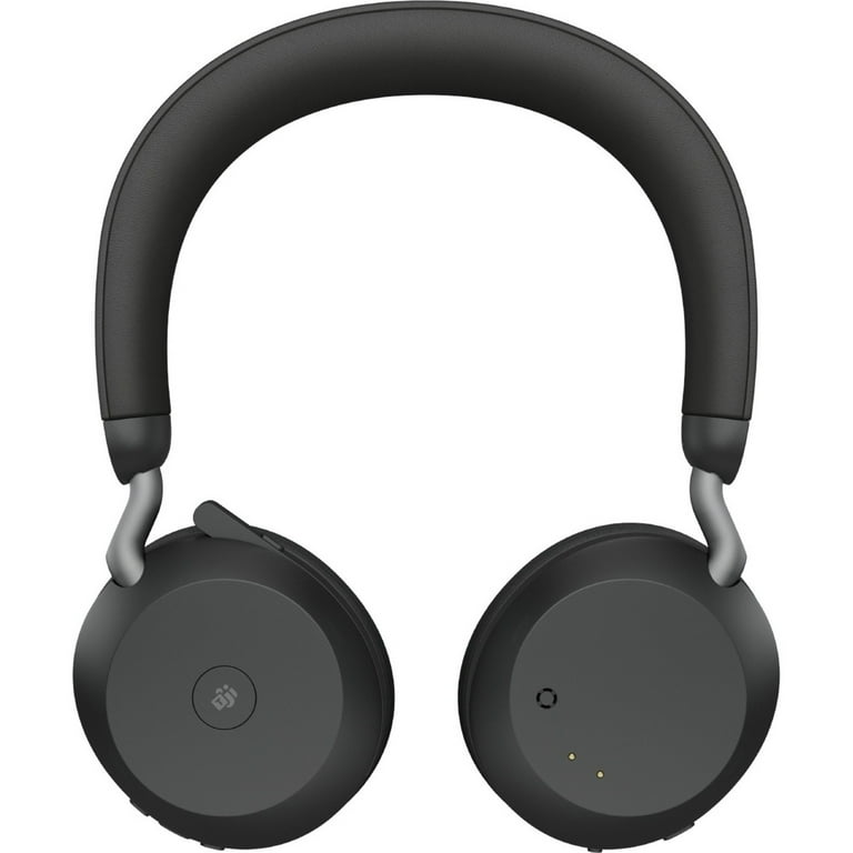 Jabra Evolve2 75 Wireless Bluetooth Headset, Black, with Jabra Evolve2 75 Wireless Bluetooth Headset, Black, with