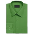 thumbnail image 2 of Men's Dress Shirt Long Sleeve Regular Fit Button Up Pocket Solid Standard Cuff, 2 of 2